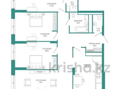 Продажа квартир в Астане: 4-комнатная квартира · 128 м², Достык за 98 млн 〒 4-комнатная квартира · 128 м², Достык за 98 млн 〒 в Астане