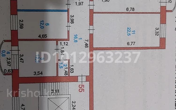 4-комнатная квартира · 110 м² · 7/9 этаж, мкр Нурсая, Т.Жумагалиева 15 за 50 млн ₸ в Атырау — фото 2