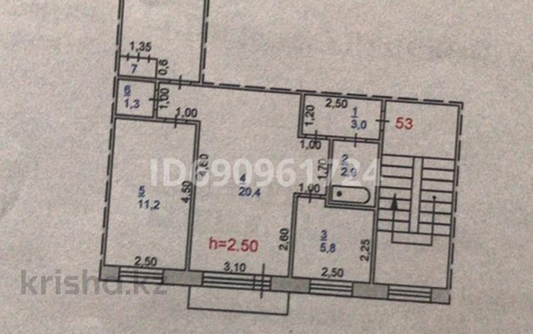 3-комнатная квартира, 62 м², 4/5 этаж, Едыге Би 61 за 15 млн 〒 в Павлодаре — фото 2