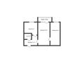 2-бөлмелі пәтер · 55.9 м² · 9/9 қабат, аэрапорт 5, бағасы: 22 млн ₸ в Костанае — фото 13
