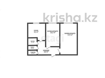 2-комнатная квартира, 44.2 м², 1/5 этаж, Ворошилова 52 за 12.8 млн 〒 в Костанае