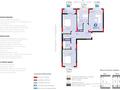 3-комнатная квартира · 86 м² · 8/9 этаж, Туран 57/6 за 62 млн ₸ в Астане, Нура р-н — фото 7