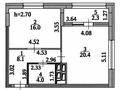 2-комнатная квартира · 50.8 м² · 7/21 этаж, Туркестан 4Б за 31.9 млн ₸ в Астане, Есильский р-н — фото 2