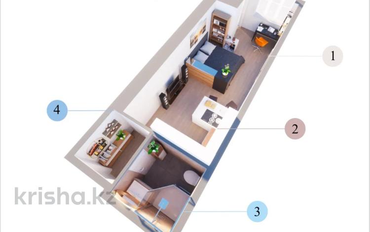 1-комнатная квартира, 29 м², 2/16 этаж, Ауэзова 2А за 20 млн 〒 в Алматы, Алмалинский р-н — фото 6