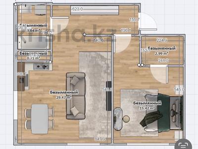 2-бөлмелі пәтер · 56 м² · 3/5 қабат, Басаркобыз, бағасы: 23.8 млн ₸ в Алматы, Алатауский р-н