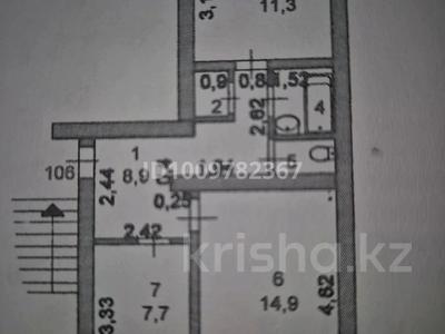 2-комнатная квартира · 47.9 м² · 5/5 этаж, Мухтара Ауэзова 45 за 12 млн 〒 в Щучинске