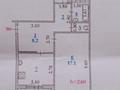 2-комнатная квартира · 54.5 м² · 5/5 этаж, мкр 8, Братья Жубановых 291/1 за 16.5 млн 〒 в Актобе — фото 9