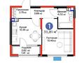 1-бөлмелі пәтер · 36 м² · 5/6 қабат, Бауыржана Момышулы 11/14а, бағасы: 27.3 млн ₸ в Алматы, Алатауский р-н — фото 6