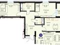 3-бөлмелі пәтер · 92.24 м² · 7/12 қабат, Кабанбай батыр 57 — СУПЕР ЦЕНА НА БИЗНЕС КЛАСС!!!!, бағасы: 54.7 млн ₸ в Астане — фото 5