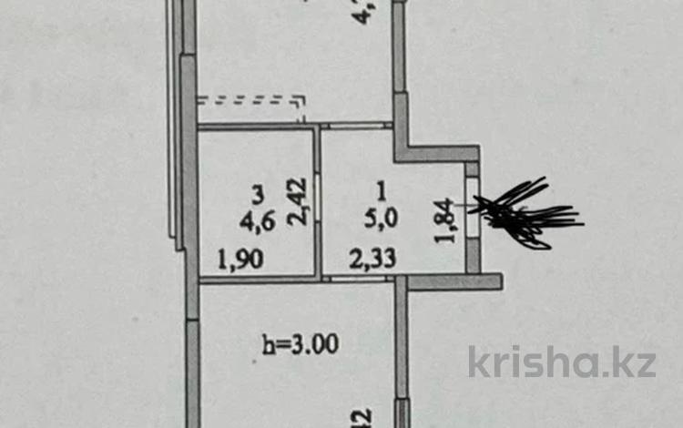 2-бөлмелі пәтер, 44 м², 10/17 қабат, Толе би 16 — Mega Silk Way, бағасы: 22 млн 〒 в Астане — фото 10