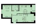 2-комнатная квартира, 54.6 м², ЖМ Лесная поляна 46 за ~ 15.1 млн 〒 в Косшы — фото 2