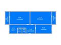 3-комнатная квартира · 62.6 м² · 3/5 этаж, Г. Каирбекова 381 за 23.9 млн ₸ в Костанае — фото 2