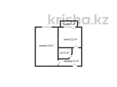1-комнатная квартира, 48.2 м², 8/9 этаж, Т. Жумагалиева 10 за 19.5 млн 〒 в Атырау