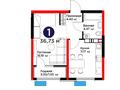 1-бөлмелі пәтер · 37 м², Туркия, бағасы: ~ 21.1 млн ₸ в Шымкенте, Абайский р-н — фото 3