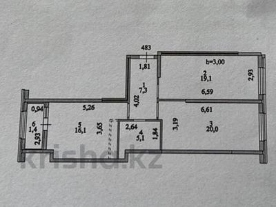 2-бөлмелі пәтер · 69 м² · 14/15 қабат, Толе би 16 — Пересечение Улы Дала - Туран, бағасы: 36.5 млн ₸ в Астане, Нура р-н
