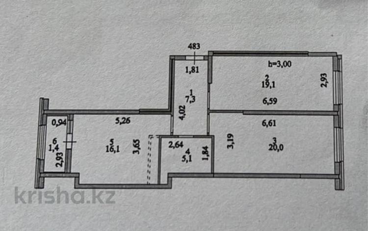 2-бөлмелі пәтер · 69 м² · 14/15 қабат, Толе би 16 — Пересечение Улы Дала - Туран, бағасы: 36.5 млн ₸ в Астане, Нура р-н — фото 13
