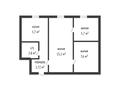 3-комнатная квартира, 45 м², 5/5 этаж, Курашасай , айтеке би за 10.5 млн 〒 в Актобе, Курашасай  — фото 20