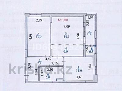 3-комнатная квартира, 59.2 м², 3/20 этаж, Кабанбай батыра 51 — Улы дала за 38.5 млн 〒 в Астане, Нура р-н