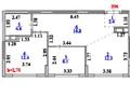 3-бөлмелі пәтер · 57 м² · 9/12 қабат, Керей-Жанибек хандар 50/3, бағасы: 58 млн ₸ в Астане, Есильский р-н — фото 15