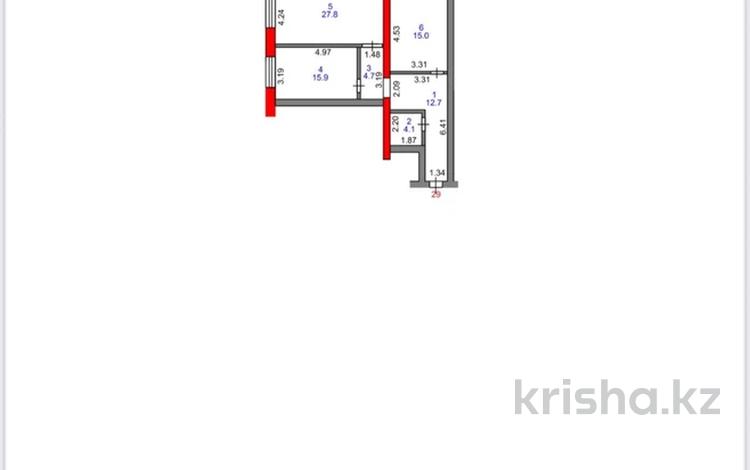 3-комнатная квартира · 82 м² · 5/5 этаж, Володарского 12 за 37.2 млн ₸ в Петропавловске — фото 2