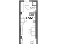 1-комнатная квартира · 27 м² · 4/13 этаж, мкр Шымсити, Байдибек би стр. 127/7 — ТД Shymkent city Mall за 15.5 млн 〒 в Шымкенте, Абайский р-н