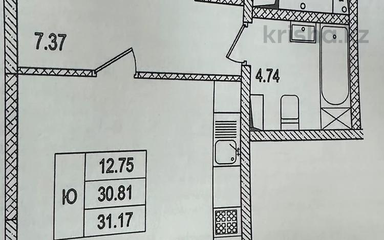 1-комнатная квартира · 32 м² · 3/4 этаж, Рахымбаева 47 за 15.5 млн ₸ в  — фото 2