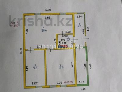 Отдельный дом · 3 комнаты · 60 м² · 60 сот., Балпык би 27 за 17 млн ₸ в Талдыкоргане