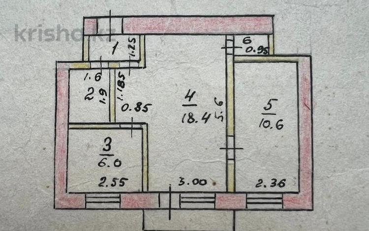 2-бөлмелі пәтер · 44 м² · 4/4 қабат, ауэзова 160, бағасы: 13 млн ₸ в Петропавловске — фото 2