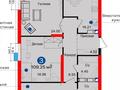 3-комнатная квартира · 109.5 м² · 15/16 этаж, мкр Нурсат 2, Назарбаева 14/1 за 82 млн ₸ в Шымкенте, Каратауский р-н — фото 17