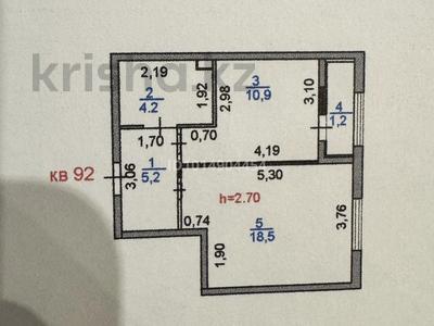 1-комнатная квартира · 40 м² · 14/14 этаж, Мкр. Нуркент 5/12 — Возле «Almaty Arena» за ~ 25 млн ₸ в Алматы, Алатауский р-н