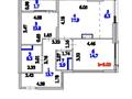 3-комнатная квартира · 77 м² · 11/22 этаж, ​Аль-Фараби 3 — САМАЛ парк, Президентский парк за ~ 82.9 млн ₸ в Астане, Есильский р-н — фото 20