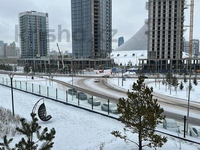 2-комнатная квартира · 53 м² · 3/12 этаж, Мухамедханова 4/2, F блог — Улица Кайым Мухамедханов, рядом Ханшатыр за 47.5 млн 〒 в Астане, Нура р-н