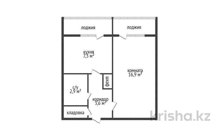 1-комнатная квартира, 34 м², 3/5 этаж, 7 микрорайон 17 за 12.8 млн 〒 в Костанае — фото 6
