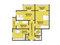 3-бөлмелі пәтер · 109.9 м² · 9/9 қабат, Л. Толстого 25, бағасы: 59 млн ₸ в Костанае — фото 3