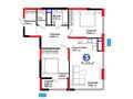 3-бөлмелі пәтер · 71.43 м², мкр Нурсат 2, Байтерекова 12, бағасы: ~ 48.3 млн ₸ в Шымкенте, Каратауский р-н — фото 3