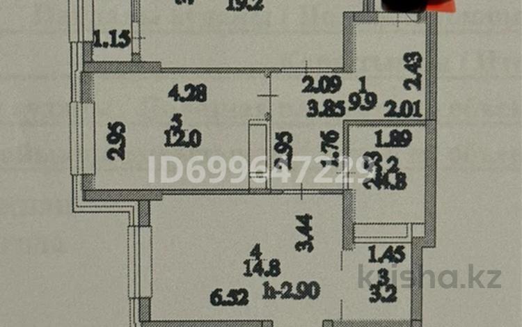 2-бөлмелі пәтер · 65.8 м² · 14/17 қабат, Шамши Калдаяков 58, 58/1, 58/2, бағасы: 36.2 млн ₸ в Астане, Сарайшык р-н — фото 2