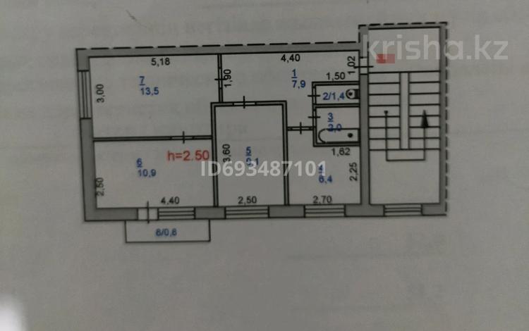 3-комнатная квартира, 52 м², 2/5 этаж, Пшенбаева 12 за 13 млн 〒 в Экибастузе — фото 2