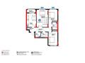 3-бөлмелі пәтер · 92 м² · 2/17 қабат, Кенесары 54, бағасы: 58.9 млн ₸ в Астане, р-н Байконур