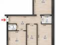 3-бөлмелі пәтер · 97 м² · 5/6 қабат, мкр. Алтын орда, бағасы: 38 млн ₸ в Актобе — фото 7