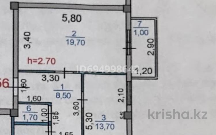 1-комнатная квартира · 52 м² · 5/5 этаж, Арай-2 14 — Ниш за ~ 14.3 млн ₸ в Таразе — фото 3