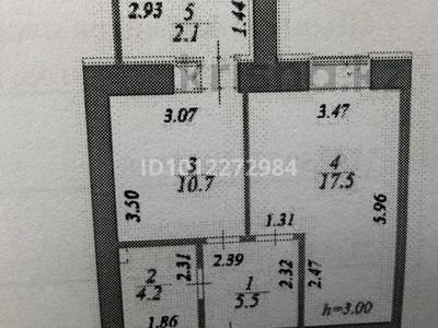 1-комнатная квартира · 40 м² · 5/12 этаж, ул. Чингиза Айтматова за 18.4 млн ₸ в Астане, Нура р-н