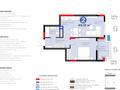 2-бөлмелі пәтер · 50 м² · 14/15 қабат, Турар Рыскулов 18/7 — С РЕМОНТОМ, бағасы: 38 млн ₸ в Астане, Есильский р-н — фото 3