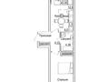 1-комнатная квартира · 45.95 м² · 3/4 этаж, Аубакирова 35/525 за 18.5 млн ₸ в 