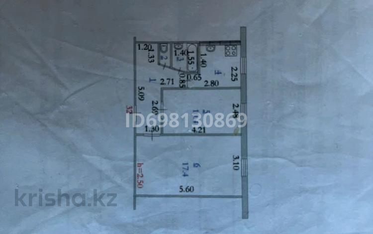 2-комнатная квартира, 45 м², 1/5 этаж, мкр 5, Есет батыра 138