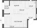 1-бөлмелі пәтер · 37.1 м² · 5/6 қабат, Голубые пруды ш/а., бағасы: 14.5 млн ₸ в Караганде, Алихана Бокейханова р-н — фото 8