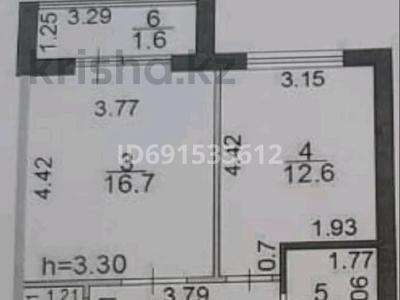 1-бөлмелі пәтер, 43 м², 3/5 қабат, муканова 19/2 — республики-муканова, бағасы: 16 млн 〒 в Караганде, Казыбек би р-н