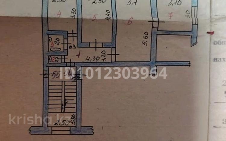 3-комнатная квартира · 53 м² · 4/5 этаж, 1 мкр 8 — Магазин Ананта за 14 млн ₸ в Ленгере — фото 2