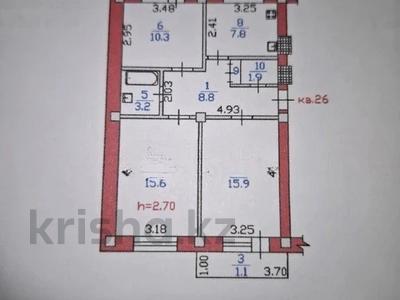 3-комнатная квартира · 66 м² · 2/5 этаж, Толе би 150 — СРОЧНАЯ ПРОДАЖА !!! за 51.5 млн ₸ в Алматы, Алмалинский р-н