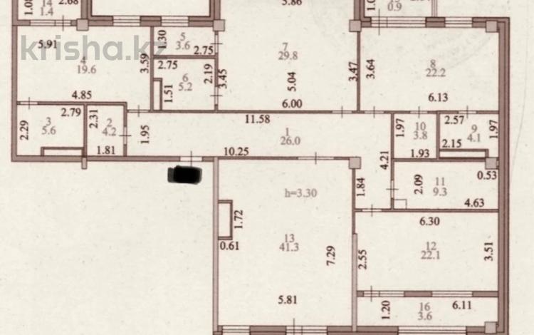 4-комнатная квартира · 203 м² · 4/7 этаж, Акмешит 19 за 132 млн 〒 в Астане, Есильский р-н — фото 2