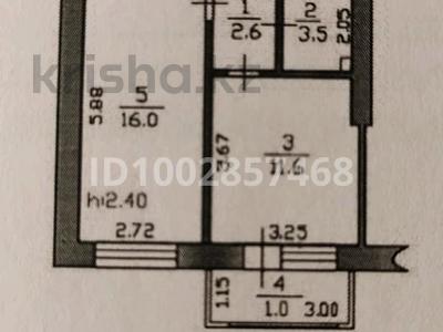 1-комнатная квартира · 40 м² · 2/5 этаж, Ракишева 14 — Желтоқсан за 10 млн 〒 в Талдыкоргане, мкр Жастар
